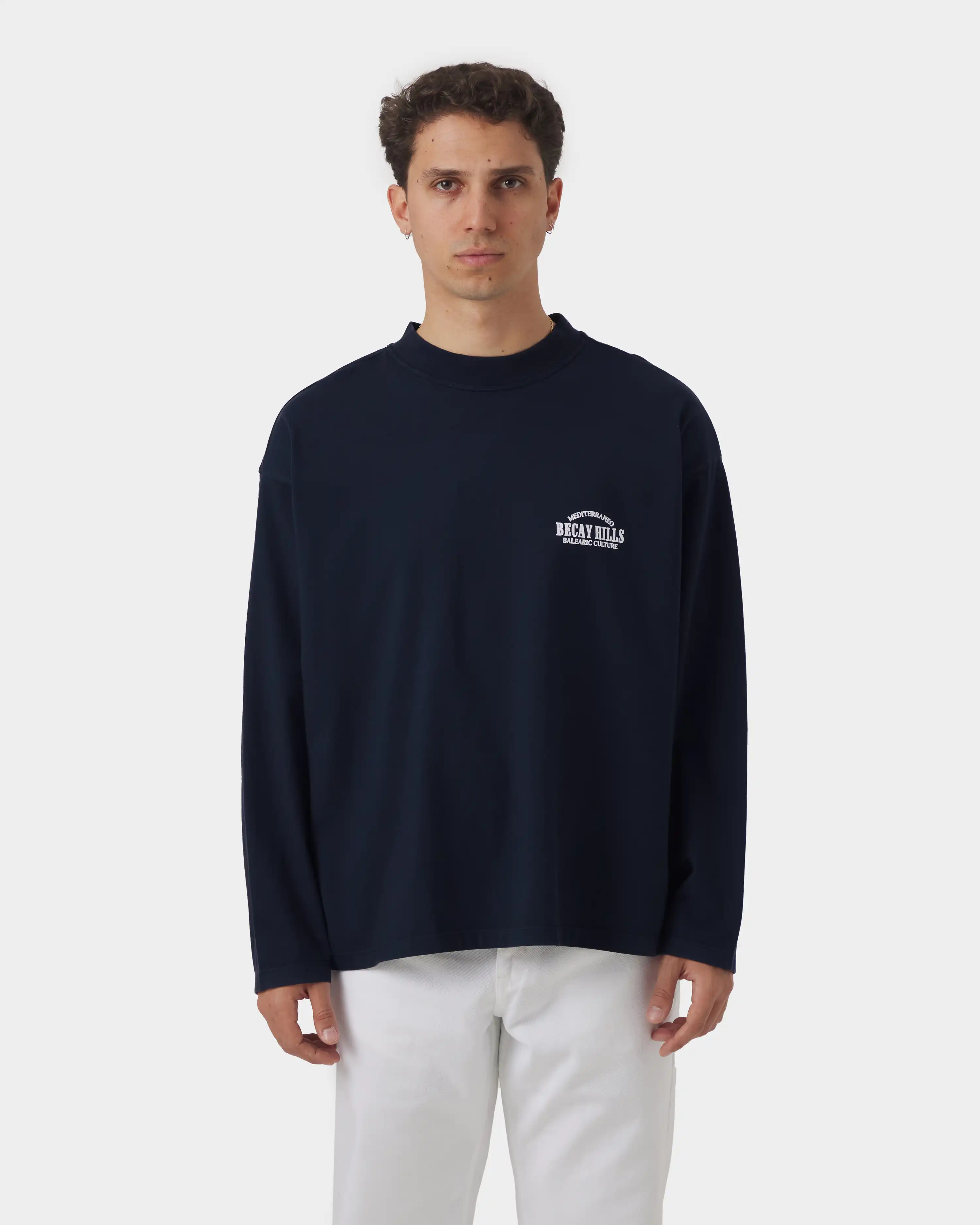 Hills Longsleeve Navy - Image 5