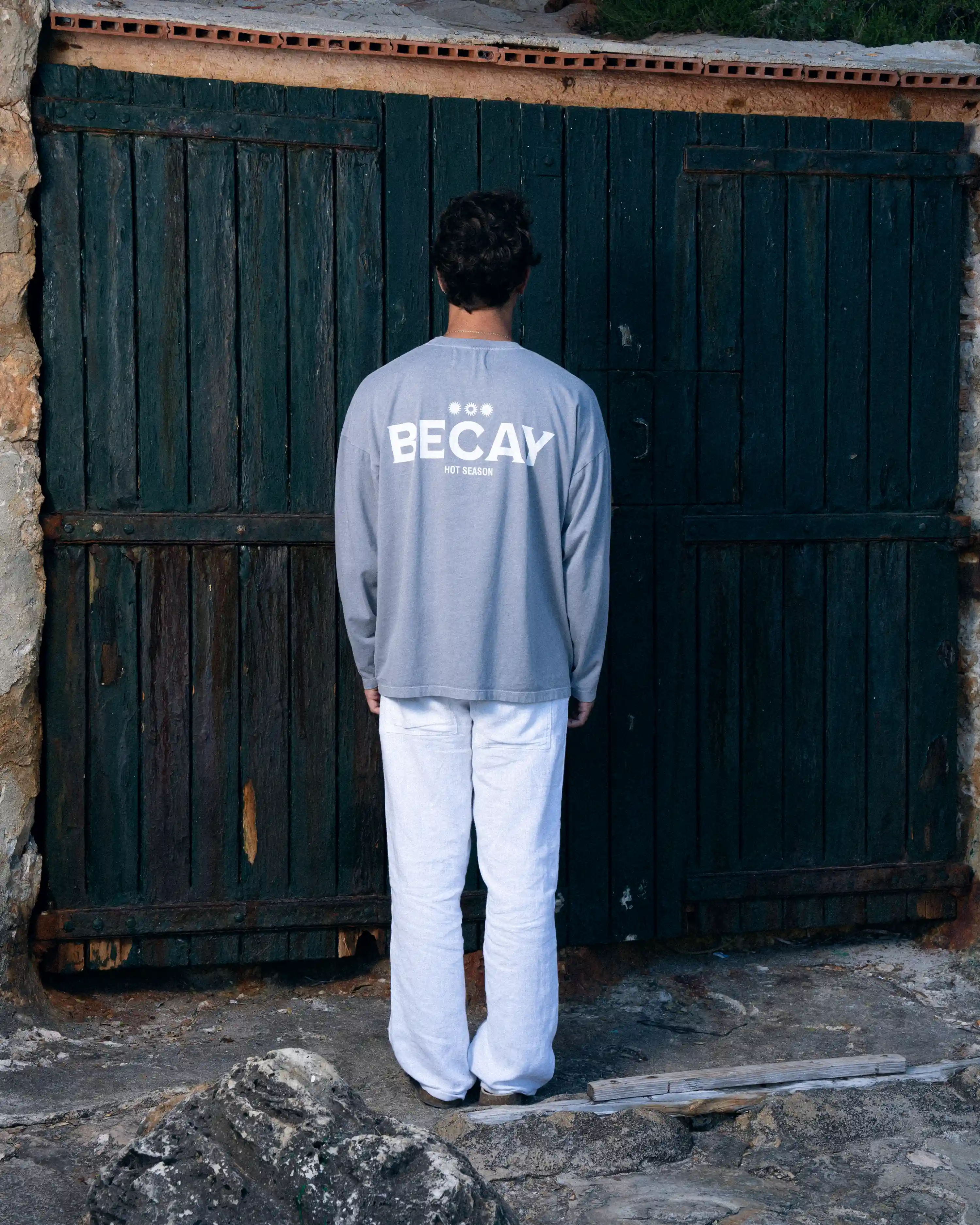 Travis Long Sleeve Grey - Image 3